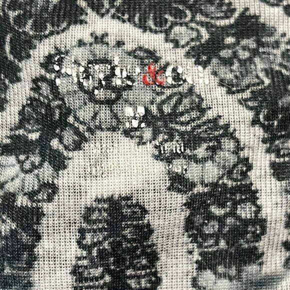 Style co Top Womens Size M Gray Beaded Fairy Grunge Boho Hippie Y2K PILLING - Picture 5 of 8